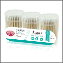 B8642/巧巧圓頭竹軸棉花棒(100支/盒x3量販包)