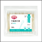 B8666/巧巧圓頭竹軸棉花棒(100支/包)