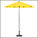 B8963/巧巧戶外抗UV防水摺疊傘6.5尺(黃色)加厚款