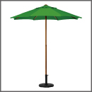 B9922/巧巧戶外摺疊傘6.5尺(綠色)